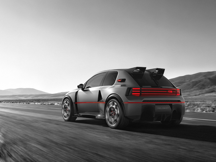 Sous cet angle, c’est une 205 Turbo 16 !