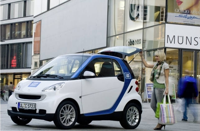 50 Smart Fortwo en libre-service : le projet car2go