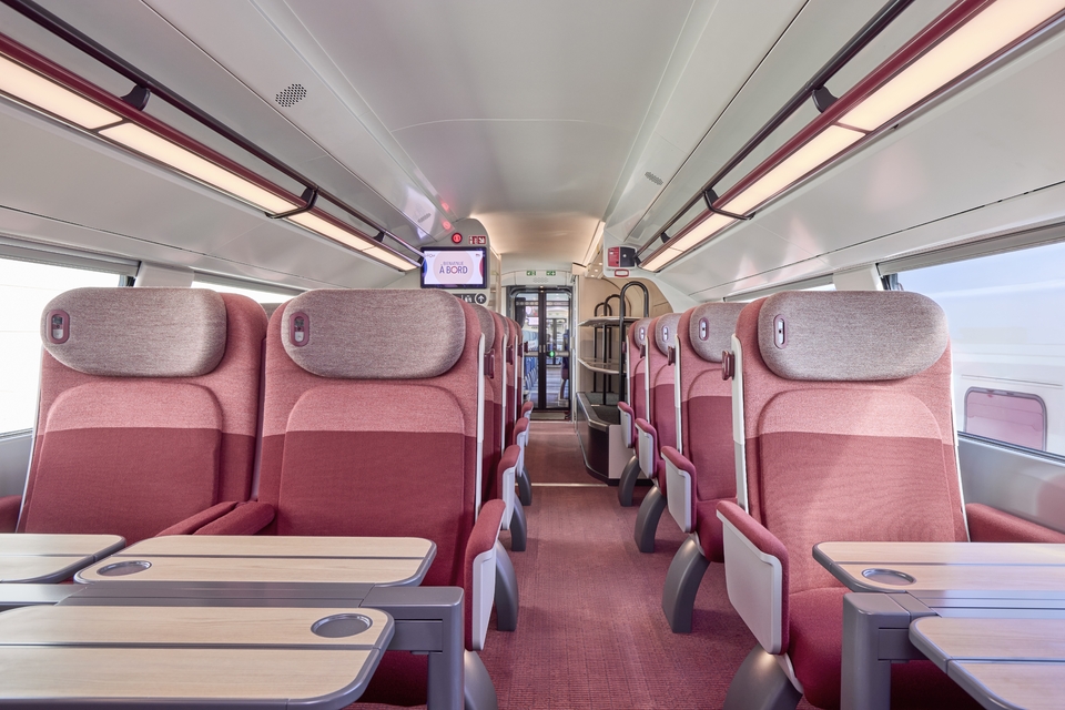 Des assises plus confortables avec plus d'espaces ©SNCF