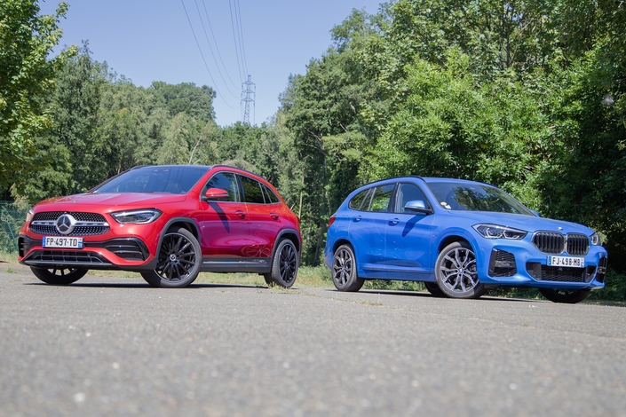 Comparatif vidéo : BMW X1 VS Mercedes GLA : affrontement équitable 