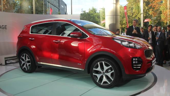 Kia sportage : beau gosse - Vidéo en direct du salon de Francfort 2015