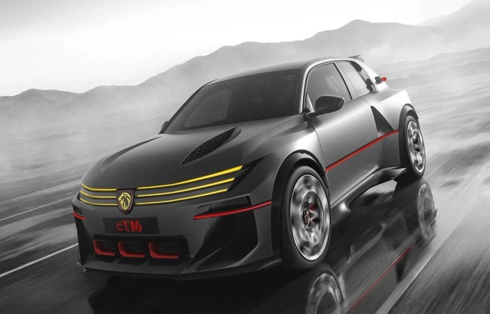 Tout le travail des stylistes s’est focalisé sur les accessoires de la Peugeot E-T6 ; c’est peu.
