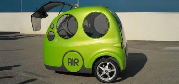 Une auto à air comprimé testée par Air France en 2009