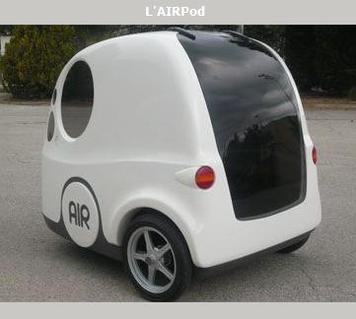 Une auto à air comprimé testée par Air France en 2009