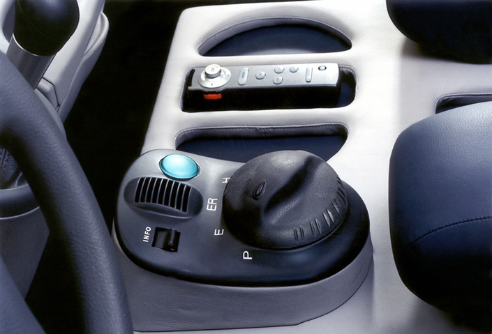 Cette mollette permet de choisir le type d'entrainement dans le Multipla Hybrid Power. Plus pratique que de passer par une tablette tactile !