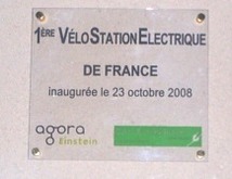 Une vélostation électrique au sein de la technopole Sophia-Antipolis 