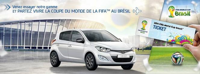 Hyundai veut vous envoyer au Brésil pour le Mondial de football