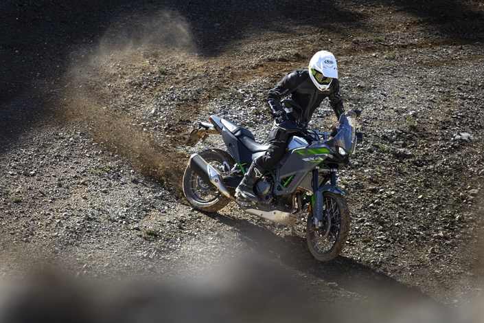 Après la 500, voilà la Kawasaki KLE650 !