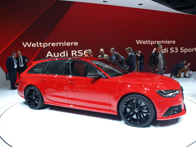 En direct du Salon de Genève 2013 - Audi RS6 Avant : downsizée