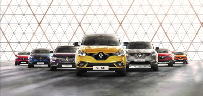 4 modèles Renault sont dans le top 10 des véhicules particuliers en entreprise pour l’année 2018.