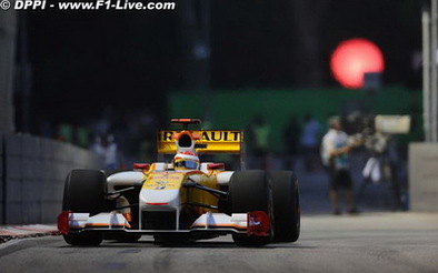 F1-GP de Singapour: La nuit, le vainqueur est gris ! Hamilton premier, Alonso 3ème !