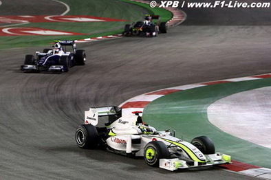 F1-GP de Singapour: La nuit, le vainqueur est gris ! Hamilton premier, Alonso 3ème !