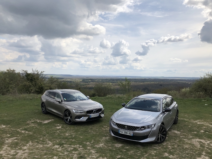 Comparatif vidéo - Volvo V60 vs Peugeot 508 SW : le lion dans l'arène