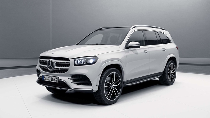 Mercedes : le nouveau GLS en avance, teaser pour le GLB Concept