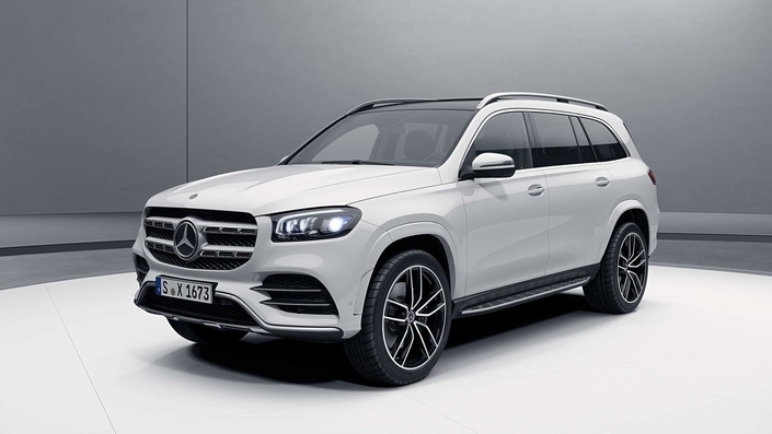 Mercedes : le nouveau GLS en avance, teaser pour le GLB Concept