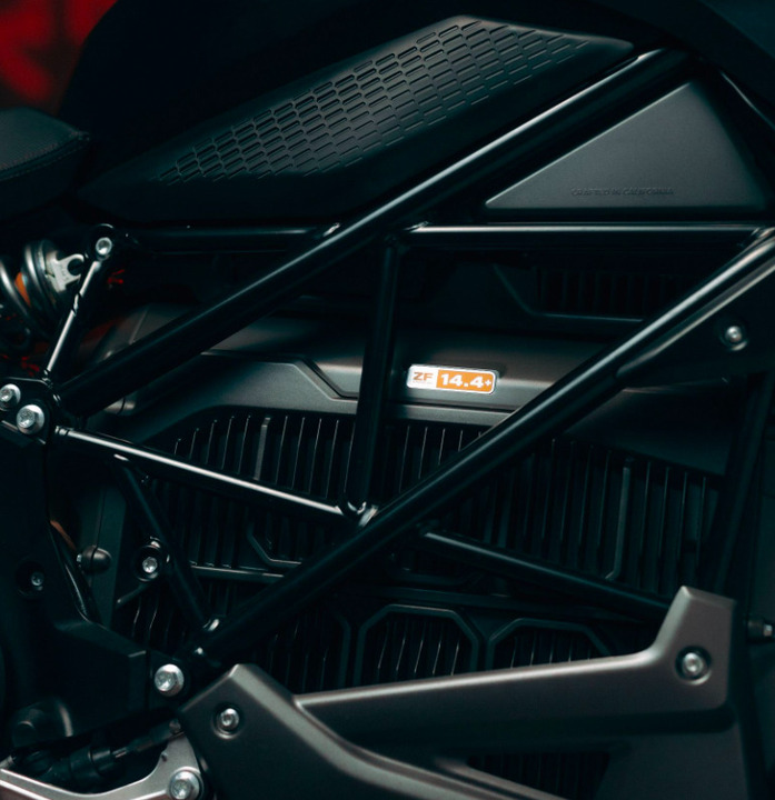 View of Zero SR 2022 : le roadster électrique avec achats intégrés