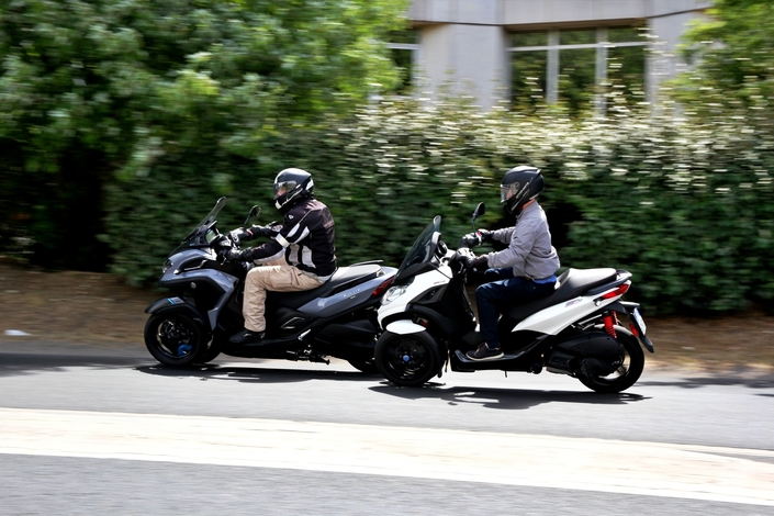 Comparatif - Yamaha Tricity 300 vs Piaggio MP3 300 HPE : deux stars pour un trône