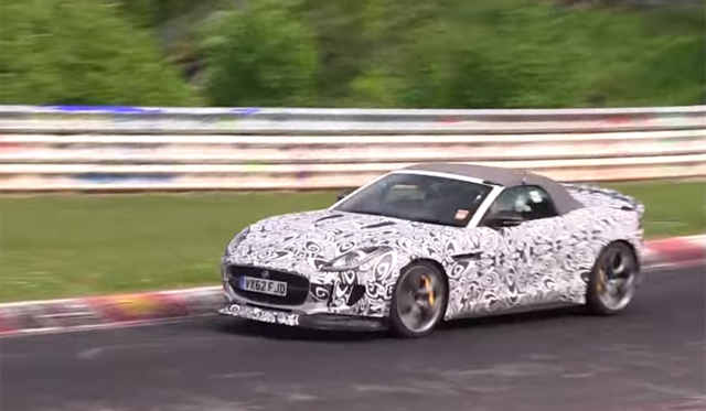 Surprise : la future Jaguar F-Type R-S à l'attaque sur le Ring 