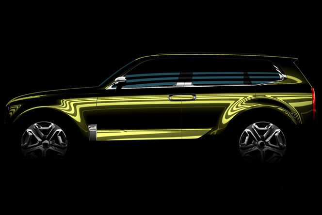 Kia : un teaser annonce un SUV "américain" pour le salon de Detroit