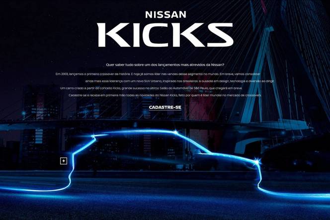 Brésil : le Nissan Kicks montre sa ligne