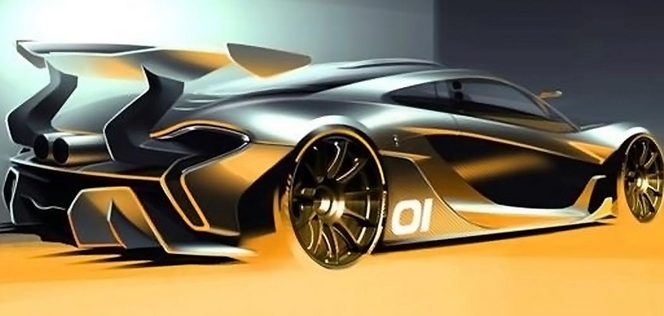 Future McLaren P1 GTR : la voilà en dessin