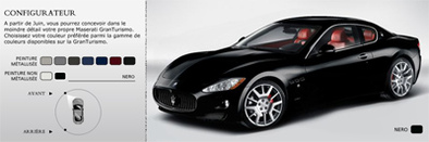 Maserati Granturismo, le site