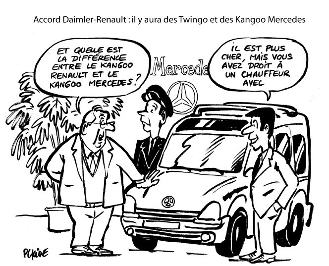 Le dessin du jour – Twingo et Kangoo se paient une étoile