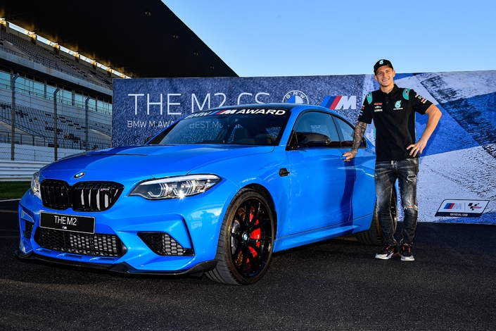 BMW offre une M2 à Fabio Quartararo, le pilote va la donner à son père