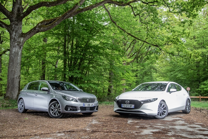 Comparatif - Mazda 3 VS Peugeot 308 : leadership contesté