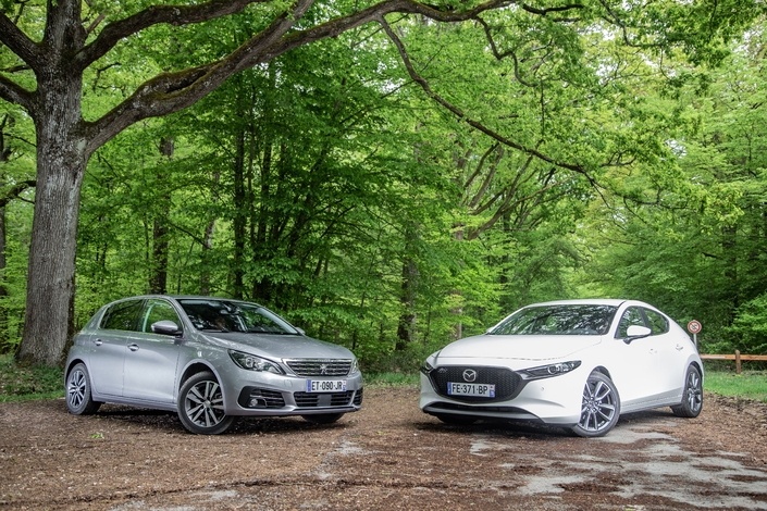 Comparatif - Mazda 3 VS Peugeot 308 : leadership contesté