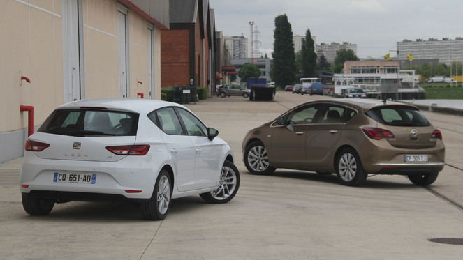 Comparatif vidéo - Seat Leon vs Opel Astra :  besame mucho