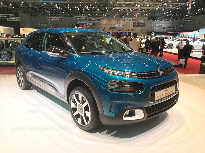 Citroën C4 Cactus : berlinisée - Vidéo en direct du salon de Genève 2018