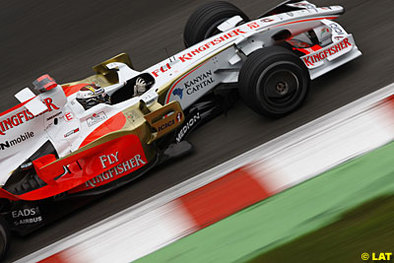 Formule 1 - Italie D.1: Sutil se met dans le bain