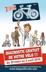 Du 20 mars au 3 avril, profitez d'un diagnostic gratuit de votre vélo