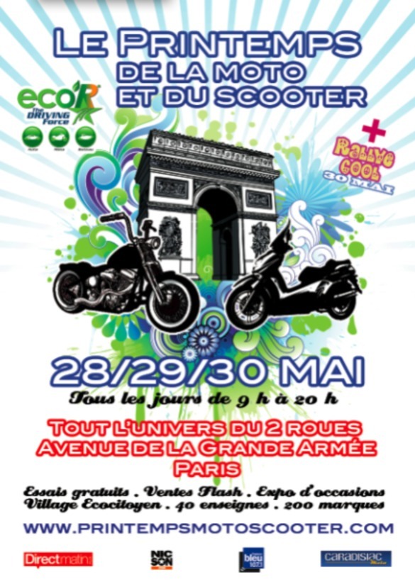 Caradisiac, partenaire du 1er  Printemps du Scooter et de la Moto 