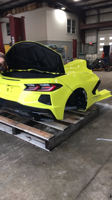 Cette Corvette neuve ne fera jamais le moindre kilomètre