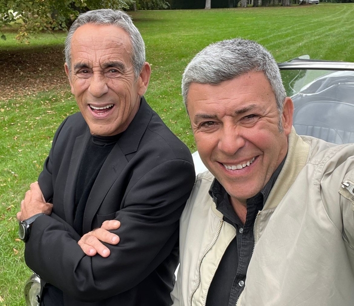 Les retrouvailles entre Thierry Ardisson et François Allain ont été chaleureuses.
