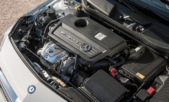 Malgré son rendement record, le moteur M133 de la Mercedes A45 AMG, en 360 ch ou 381 ch, est très fiable.