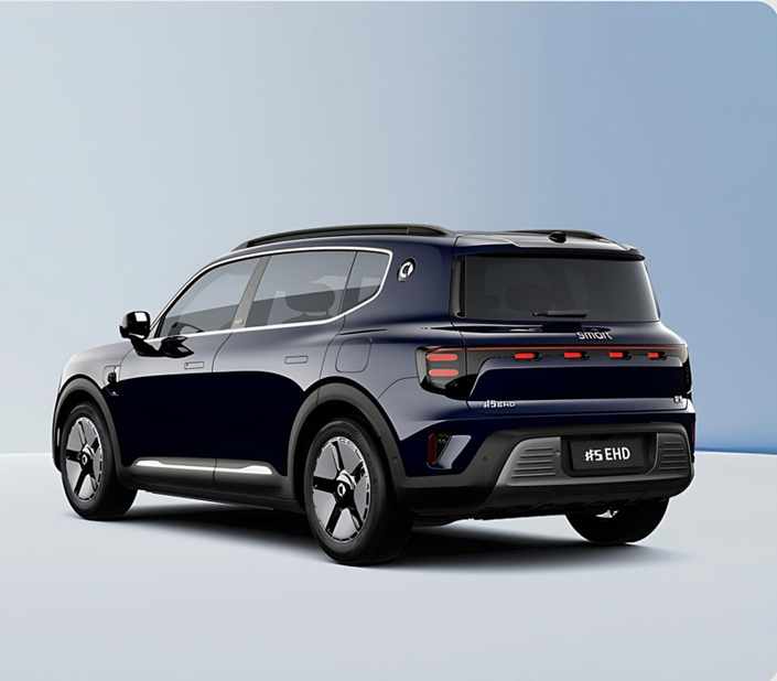 Le design du Smart #5 est assez singulier, quelle que soit sa motorisation.