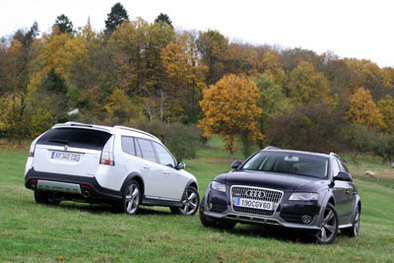 Comparatif : Audi A4 Allroad vs Saab 9-3x : anges et démons