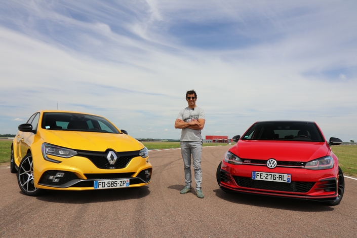 Comparatif vidéo - Les essais de Soheil Ayari - Renault Mégane RS Trophy EDC VS Volkswagen Golf GTi TCR : histoire de boîte