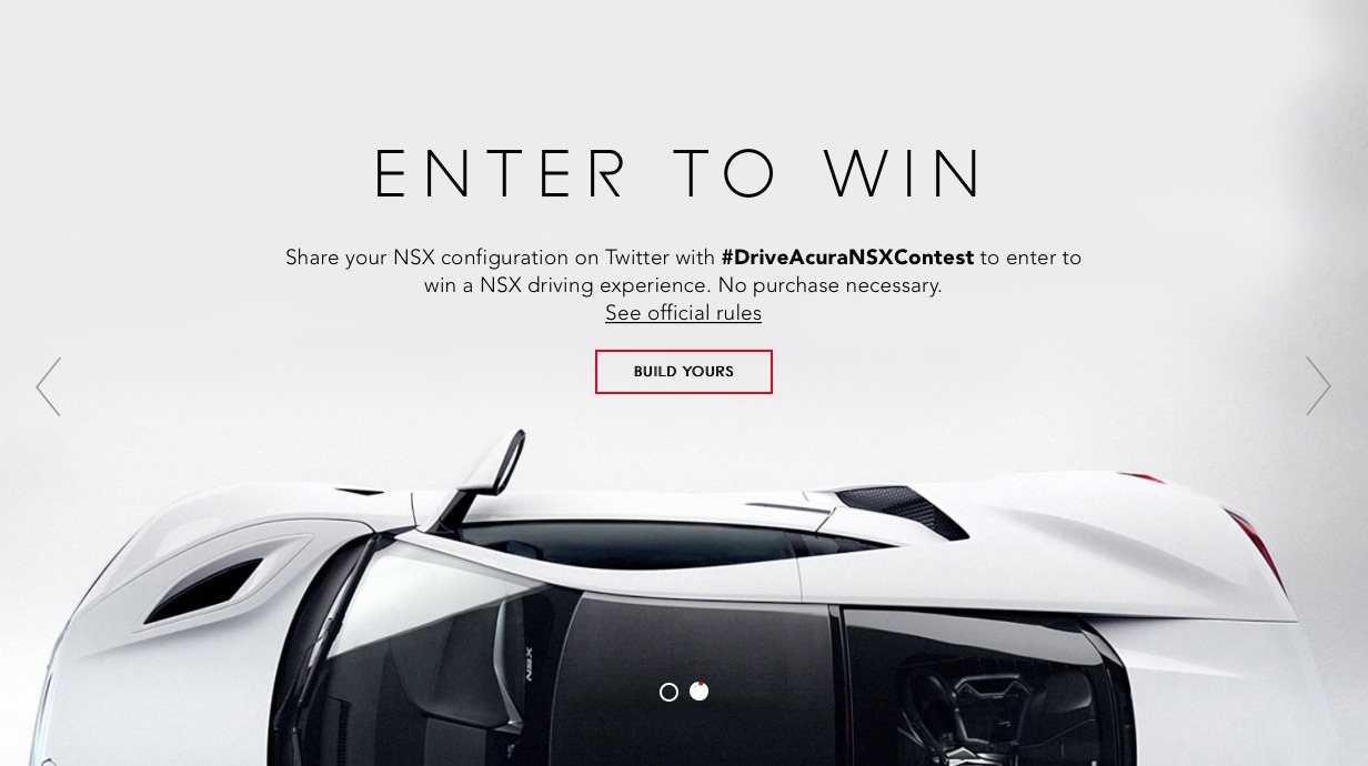 Honda Nsx Le Configurateur Est En Ligne Aux Us