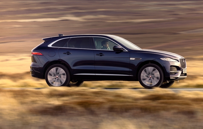 Le Jaguar F-Pace, du temps de sa commercialisation.