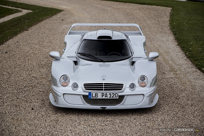 L'unique Mercedes CLK-LM, voiture de course de route - "Dans le regard d'Eddy" par Pierre-Olivier Marie