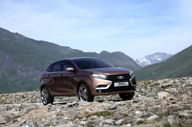 Le concept Lada Xray "2" en mouvement et en vidéo