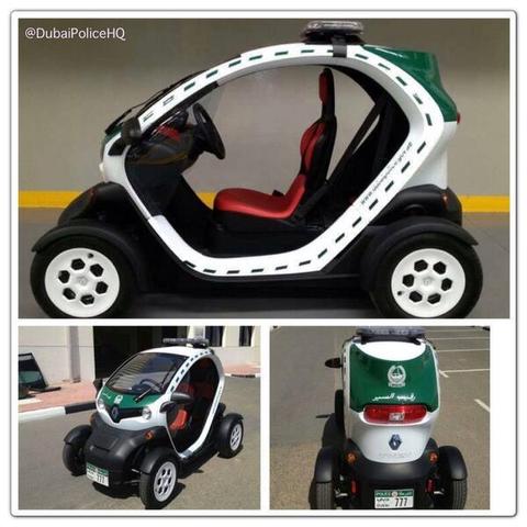 La police de Dubaï en... Renault Twizy