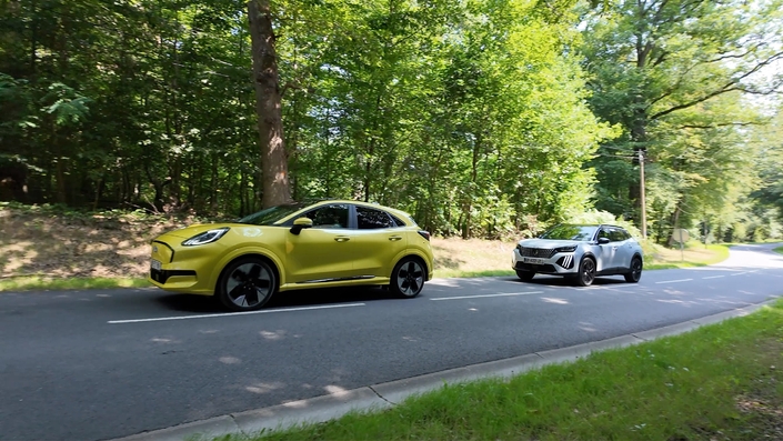Entre le Ford Puma Gen-e et le Peugeot e-2008, c'est une histoire de félins