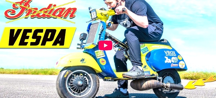 Adie Horrocks : l’homme qui fait voler les Vespas à 205 km/h