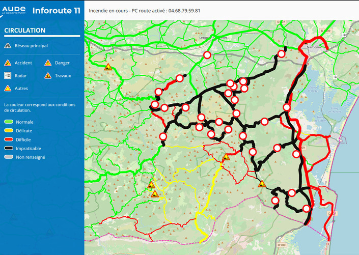 Réouverture de l'A9 entre la France et l’Espagne