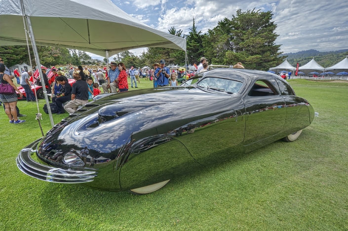 L'unique Phantom Corsair est parfois exposée, notamment à Pebble Beach.